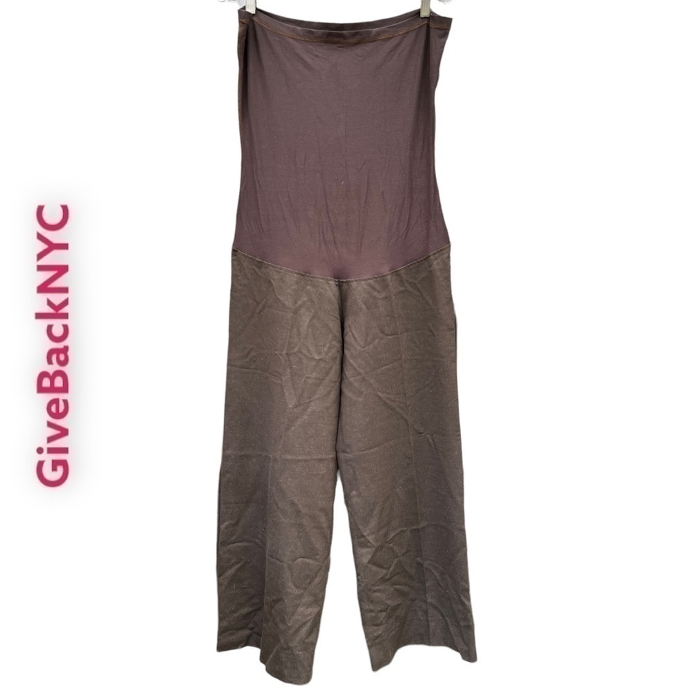 Daniel Boudon Maternity Wool Pants Brown 38